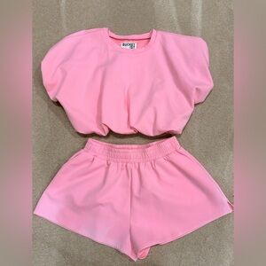 💗 Bucket List Pink Lounge Set – Size Small – Like New 💗